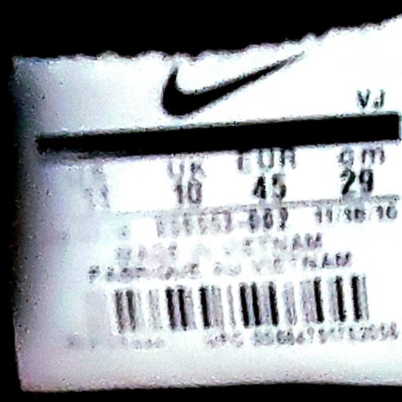 Nike running shoe with rubber flap clasp size 11 good condition - Picture 5 of 5